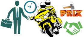 Taxi moto à tarif abordable, disponibilité et ponctualité pilotes